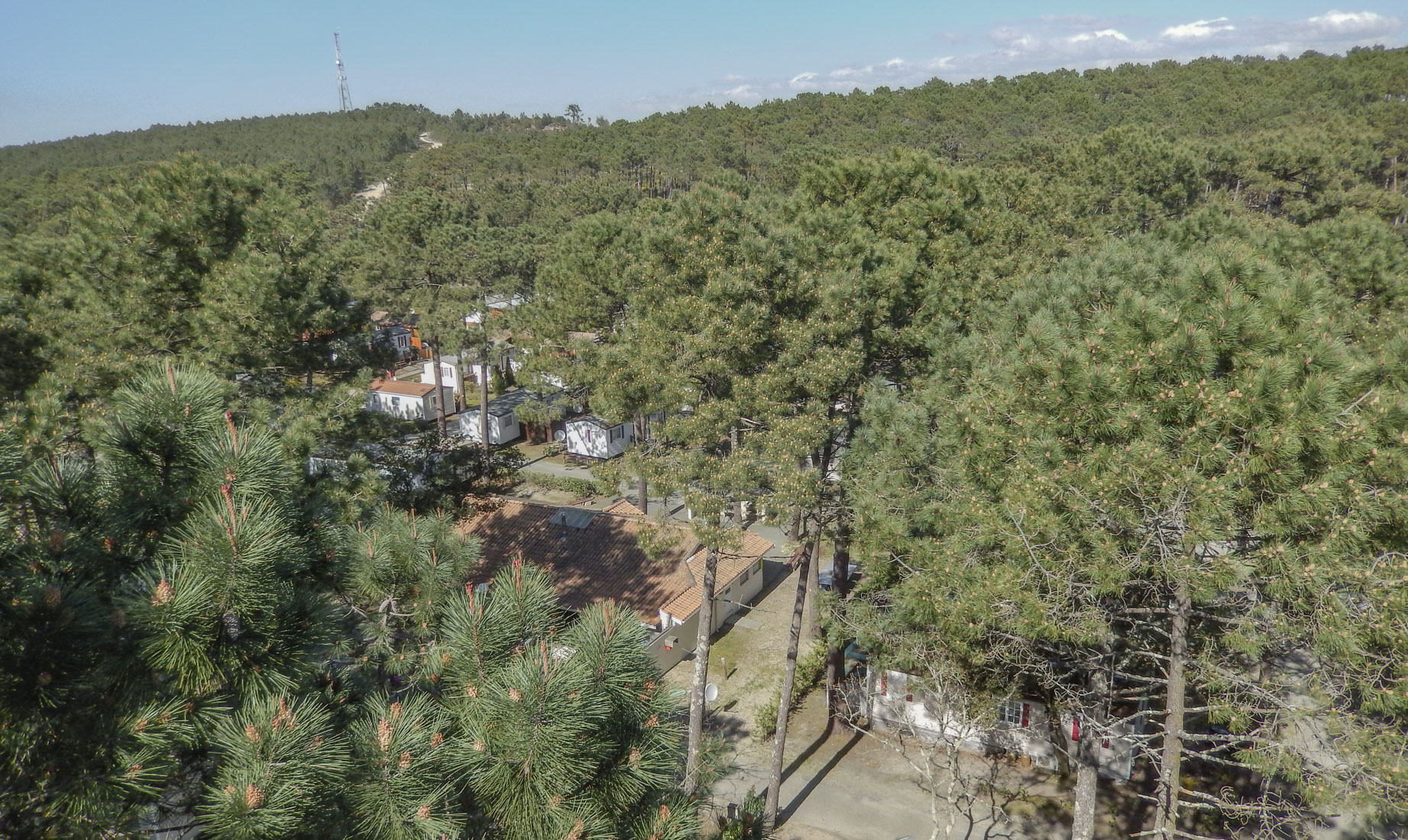 camping pitch caravan lacanau