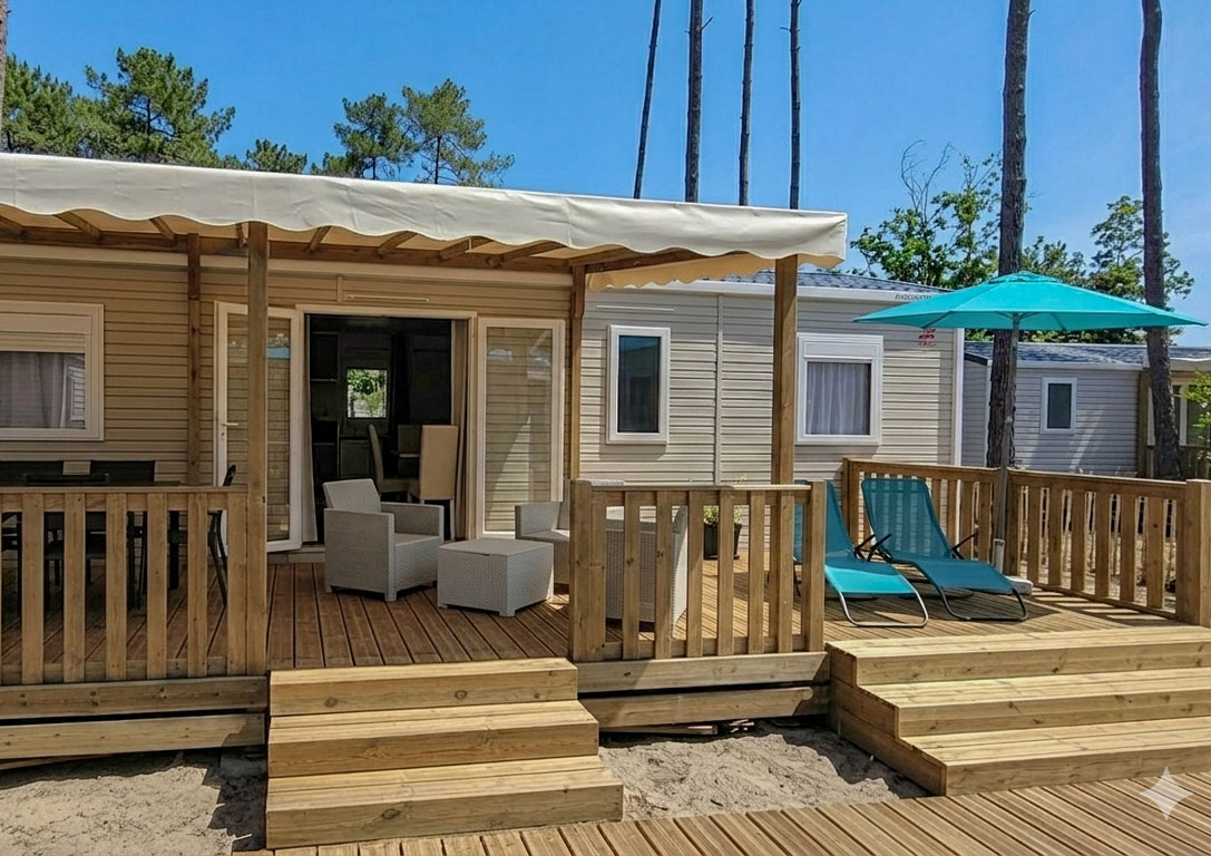 camping avec logement mh proprio lacanau