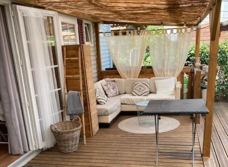 accommodation bedroom terrace lacanau