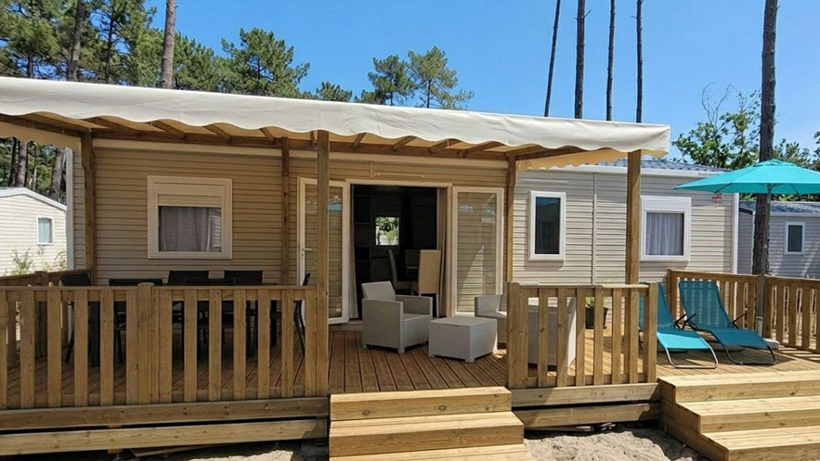 mobile home rental lacanau july