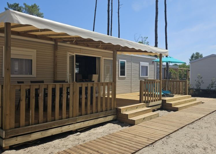 mobile home rental lacanau ocean july